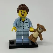 Lego Sleepyhead Minifigure Boy PJs Collectible Series 6 CMF Complete Teddy Bear