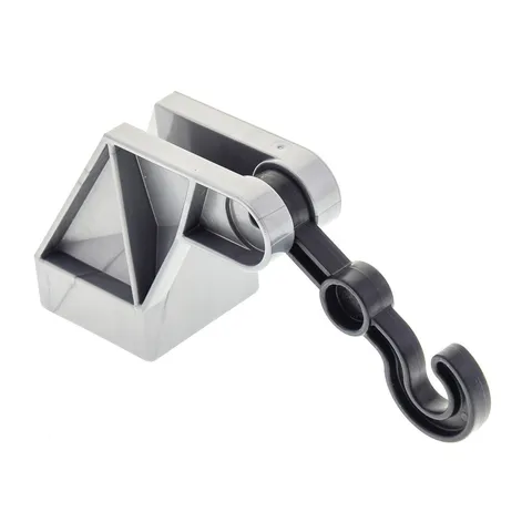 1x LEGO Duplo Hinge 2x2 Flat Silver Gray Black Crane Arm Truck 4646777 4662 2222