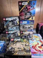 Lego Star Wars Lot X6 Lot #3 All Brand New Sealed! Lots Of Minifigs In This Lot!