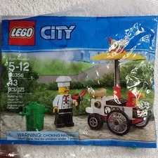 LEGO City 30356 Hot Dog Stand Polybag 43 Pieces Age 5-12 Hot Dog Vendor