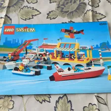 LEGO Instructions System 6543 Sail N'Fly Marina Booklet 1994 Multilingual