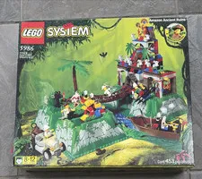 Vintage LEGO Adventurers #5986 Amazon Ancient Ruins New In Sealed Box 1999
