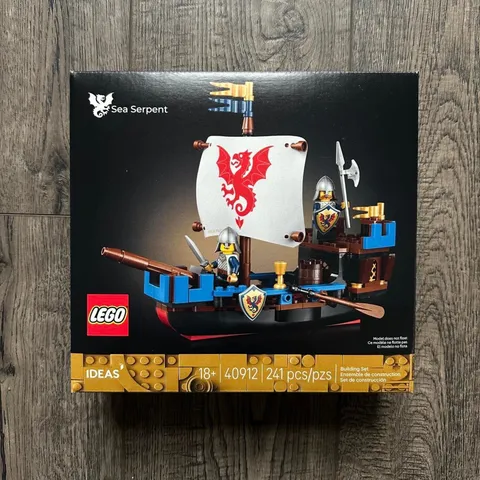 Exclusive 2026 Lego Ideas 40912 GWP Sea Serpent Medieval Castle Viking Ship Set