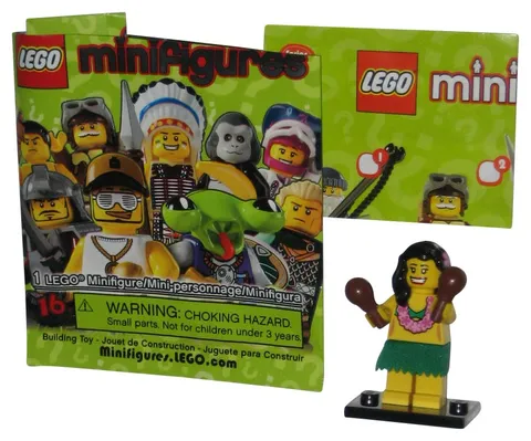LEGO Series 3 Hawaiian Hula Dancer (2011) MiniFigure Toy Figure