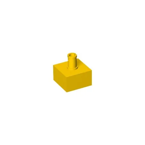 LEGO 20x Yellow Brick, Modified 2 x 2 No Studs, Top Pin inv.593