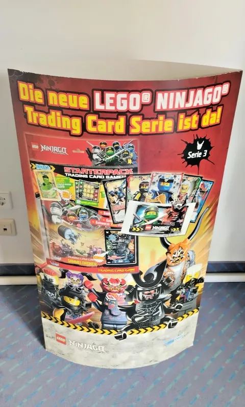 LEGO Ninjago Sons of Garmadon Shield Display Stand Store Display Stand Cardboard