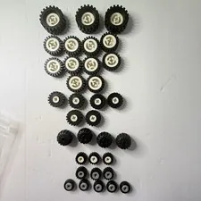 34 Genuine LEGO® Parts Wheels Tires
