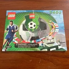 Vintage LEGO Soccer Set 3401 Shoot n' Score (2000) - Instructions Manual Only