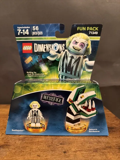 Lego Dimensions Beetlejuice Fun Pack 71349 Minifigure Set Sandworm SEALED