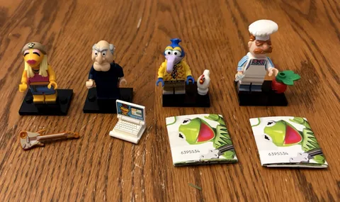 LEGO Muppets Janice Statler Gonzo Swedish Chef Minifigures lot 71033