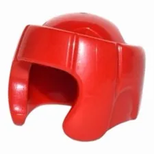LEGO Red Minifigure, Headgear Helmet Boxing