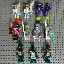LEGO Ninjago Minifigure Skulkin Marray Guard Ghost Set of 11 Lot Bulk Sale 