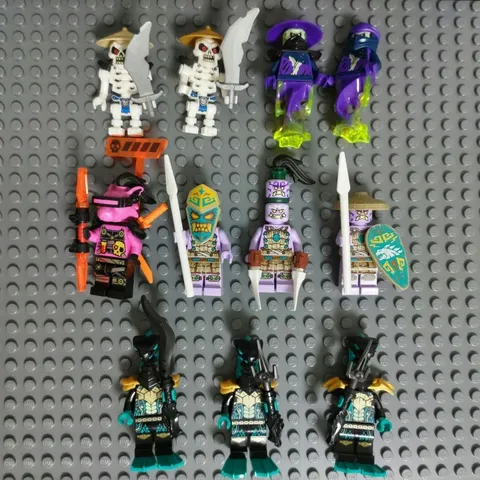 LEGO Ninjago Minifigure Skulkin Marray Guard Ghost Set of 11 Lot Bulk Sale 