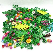 LEGO Parts - Plants & Flowers Assorted Lot - QTY 332 Pieces USED