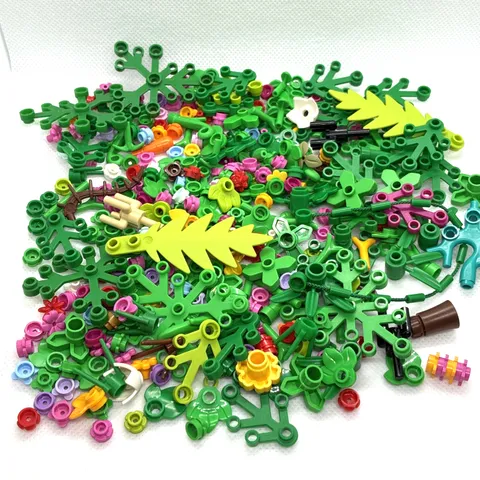 LEGO Parts - Plants & Flowers Assorted Lot - QTY 332 Pieces USED