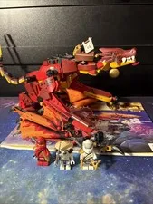 LEGO NINJAGO Legacy Fire Dragon Attack 71753 Partial Complete NO BOX NO GOLD NYA