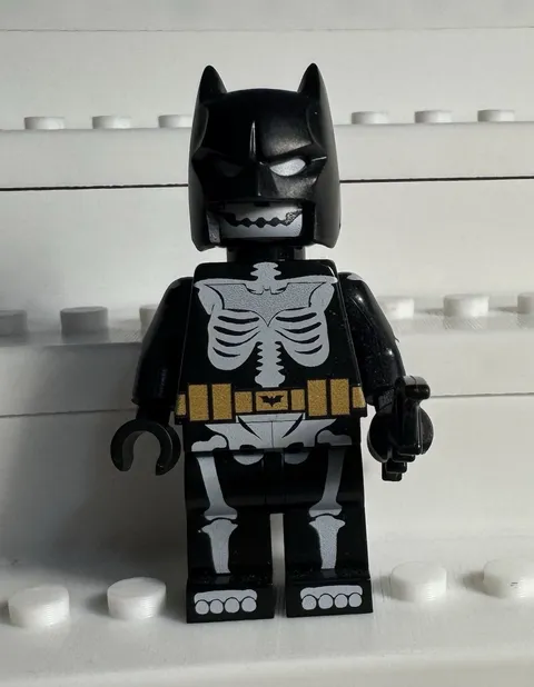 LEGO x BrickLuv Custom Printed Minifigure Skeleton Batman 