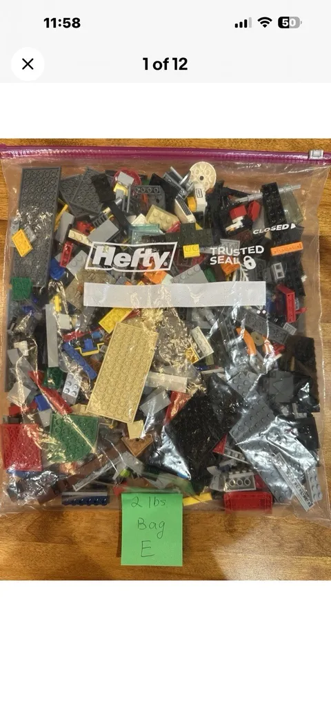 4 Pounds Of Lego Bricks Pieces Parts - See Video! (Lot E+)