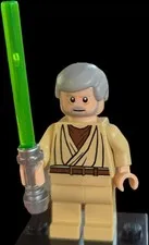Lego Obi-Wan Kenobi 10179 Old, Light Flesh Star Wars Minifigure P03