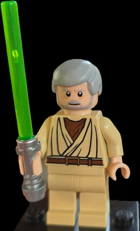 Lego Obi-Wan Kenobi 10179 Old, Light Flesh Star Wars Minifigure P03