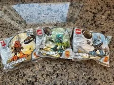 LEGO BIONICLE: Matoro (1393), Huki And Kongu New Factory Sealed NIB Mint Cond