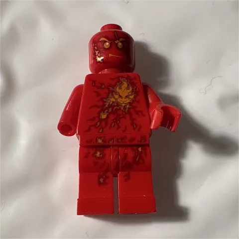 LEGO nrg Kai Minifigure Figure w/ Printed Face Head & Torso, Plastic, Minifigure