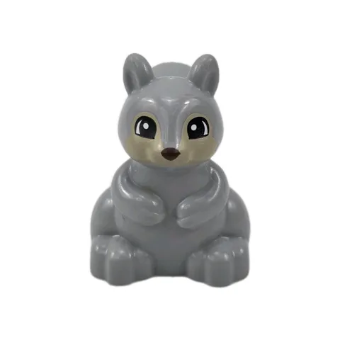 LEGO DUPLO Baby Squirrel Animal Figure Gray Loose Replacement Toy Kids