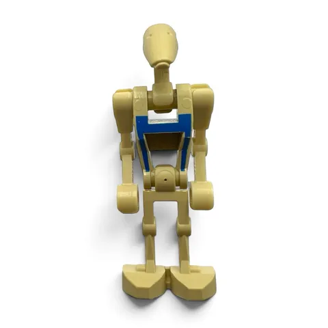 LEGO Star Wars Battle Droid sw0065 Tan Minifigure Blue Markings Genuine