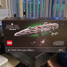 LEGO Star Wars Home One Starcruiser 75405 Complete Set 559pcs 18+ (Minor Scuffs)