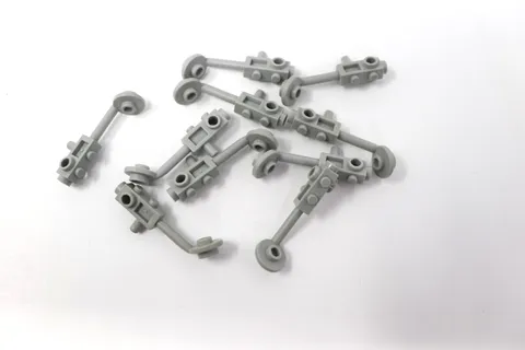Lot of 10x NEW Lego METAL DETECTOR Mine Sweeper MINIFIG MINIFIGURE Gray Tool