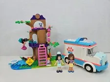 LEGO Vet Clinic Ambulance 41445 FRIENDS 100% Complete