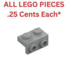 LEGO Bracket 1x2-1x2 Light Bluish Gray 99781 - Genuine LEGO Parts Pieces Bulk