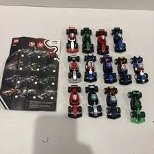 LEGO F1 Race Cars Lot of 13 (71049) - Near Complete Set + 1 Extra Dupe