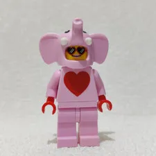 LEGO BAM 2020 Minifigure Love Elephant hol198 Valentine's Day New！
