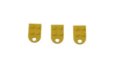 3 Lego® TRAIN Railway 9V RC Magnet Attached 2x2 STANDARD YELLOW