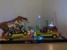 LEGO Jurassic World: T. rex Breakout (76956) Selling AS IS | Light Kit included