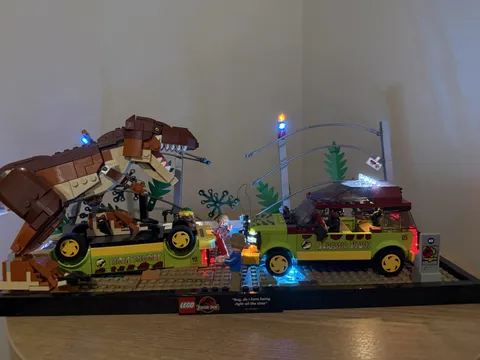 LEGO Jurassic World: T. rex Breakout (76956) Selling AS IS | Light Kit included