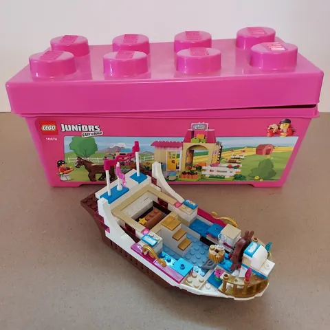 Lego Lot Includes Pony Farm Set & Princess Ariel's Royal Boat Set Pieces READ