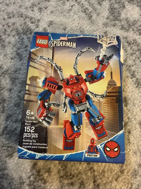LEGO Marvel 76146 Super Hero Spider-Man Mech New Damaged Box Retired