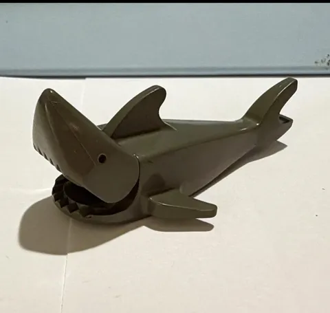 Vintage LEGO Gray Shark Animal Figure Plastic 1-Piece, Shark Character