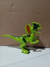 Lego Minifigure Dilophosaurus Dinosaur From Jurassic World #75916