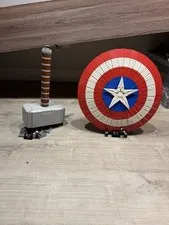 Lego Thor Hammer And Captain America Shield Set Number 76209 And 76262