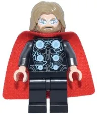 LEGO® Minifig sh1014 - Thor - Spongy Cape with Single Hole