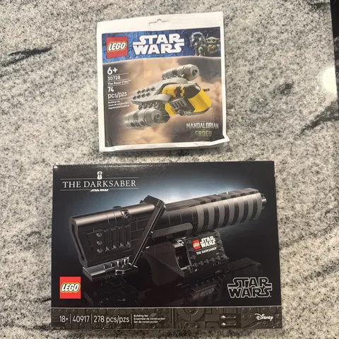 Lego 40917 The Darksaber GWP Star Wars Mandalorian 30728 The Razor Crest New!