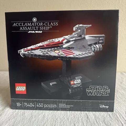 New LEGO Star Wars Attack of The Clones Acclamator-Class Assault Ship 75404