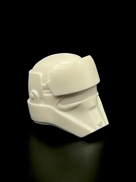 Lego Star Wars Imperial Remnant Minifigure Helmet Misprint Rare Error Monochrome