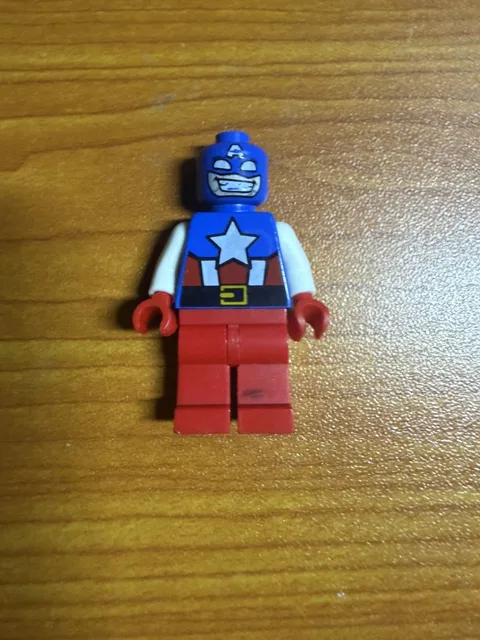 LEGO Captain America Minifigure Short Legs sh250 Super Heroes Mighty Micros 