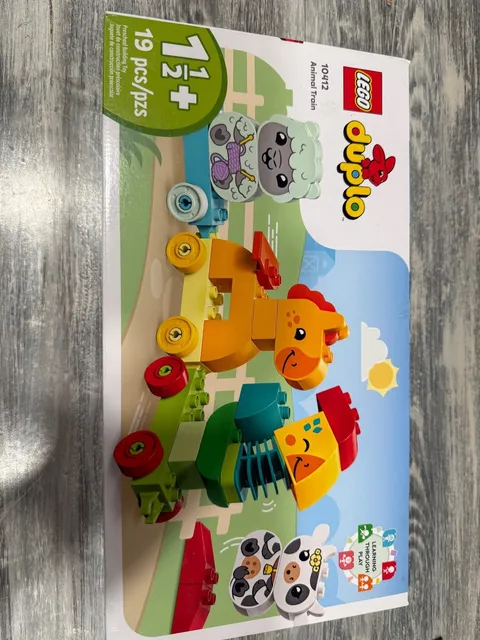 LEGO DUPLO My First Animal Train 10412 Building Toy Toddlers 19 Pcs NEW