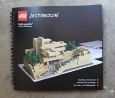 Lego Architecture: Fallingwater Instruction Manual (21005) - No Legos