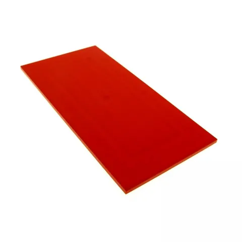 1x Lego Tile 8x16 Red Floor Tubes At Edges Roof Plate 4242525 48288